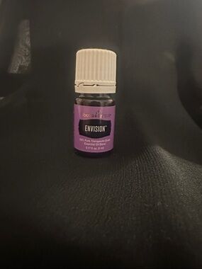 Young Living Envision Essential Oil Bottle - Purple and White